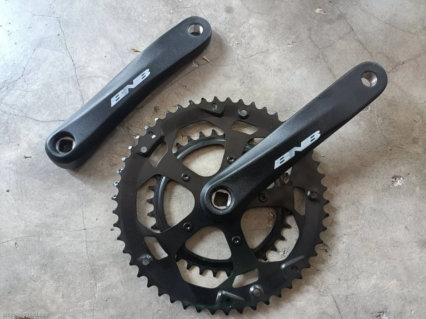 Bnb 2x crankset for rb / folding bike 50t/34t