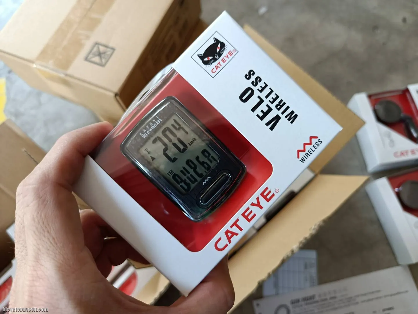 Cateye velo wireless meter computer basikal bike