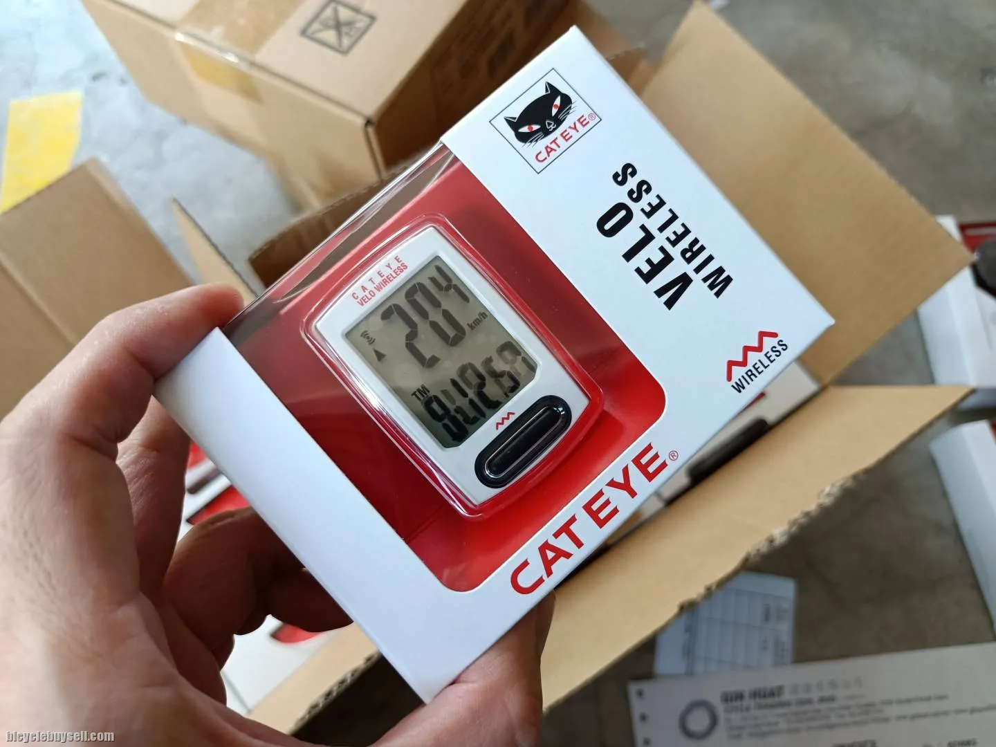 Cateye velo wireless meter computer basikal bike