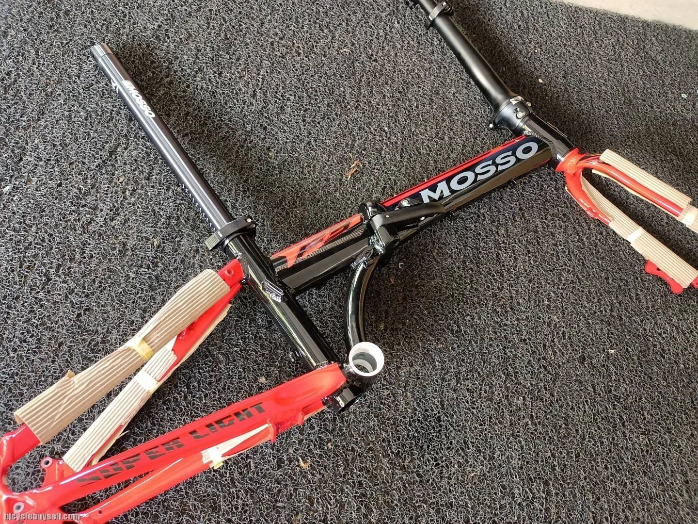 20â€ mosso f3 alu folding bike frameset