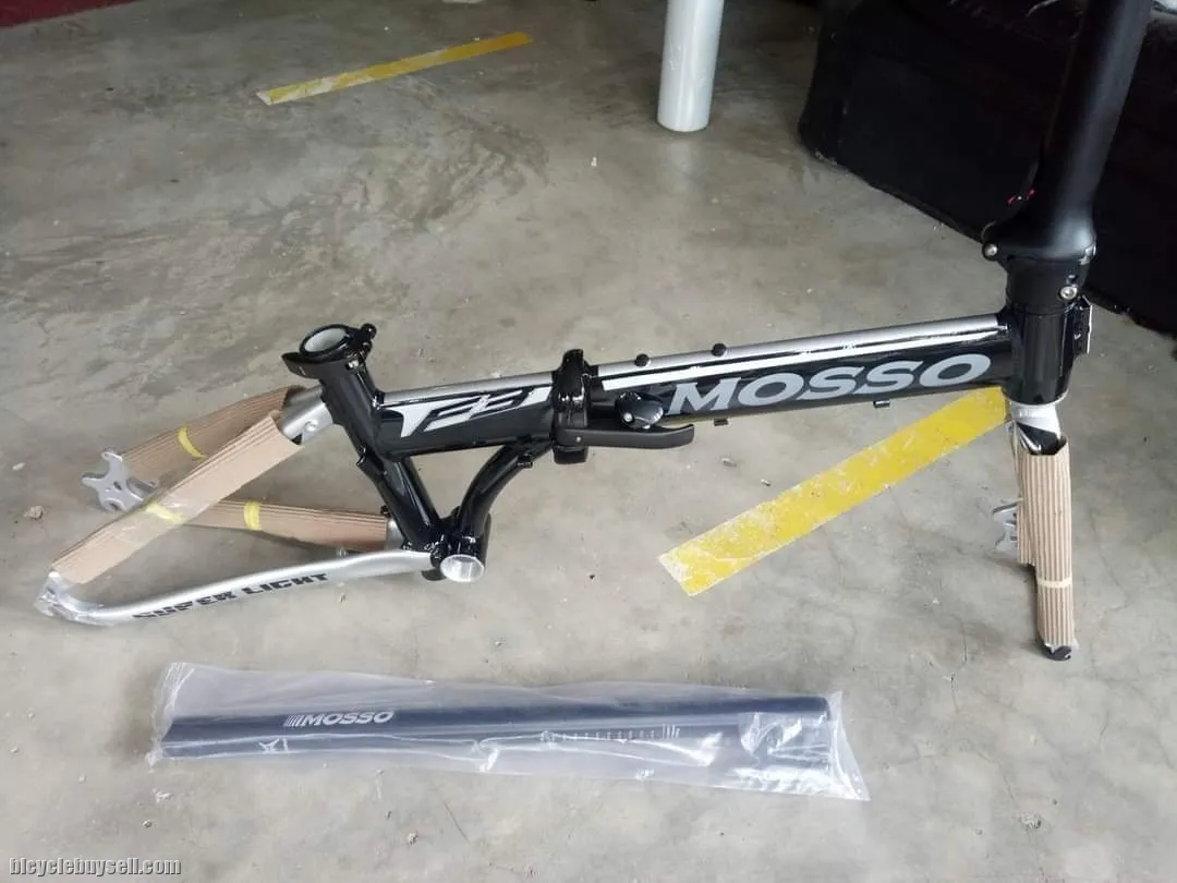 20â€ mosso f3 alu folding bike frameset