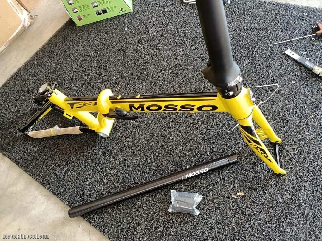20â€ mosso f3 alu folding bike frameset
