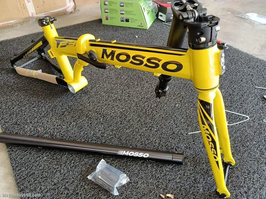 20â€ mosso f3 alu folding bike frameset