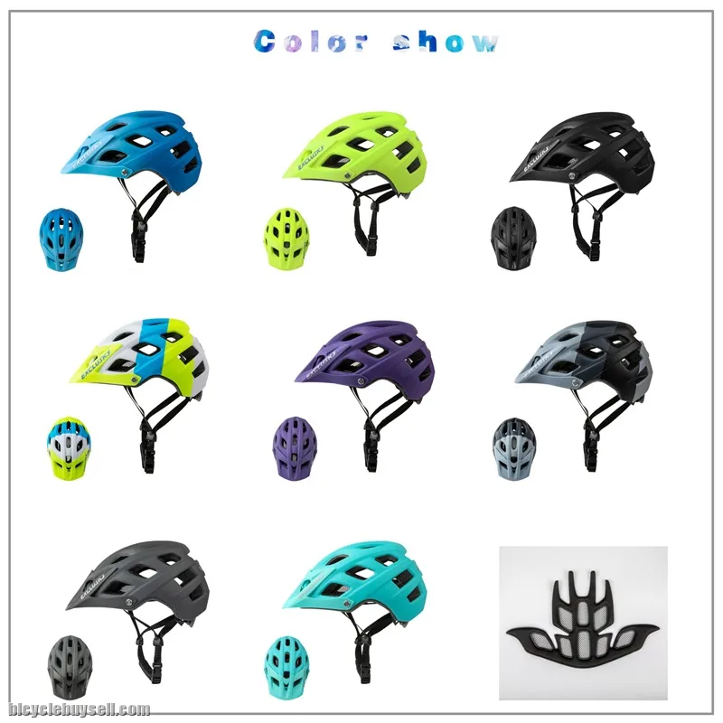 Exclusky MTB Helmet XC helmet Enduro Topi Basikal  Mountain Bike Downhill