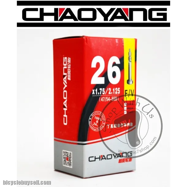 CHAO YANG 26 x 1.75/2.125 FV48mm Inner Tube / MTB Inner Tube