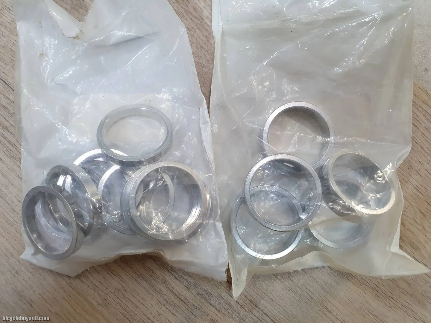 Wheel Manufacturing Headset Spacers Silver (10mmx5pieces, 5mmx10pieces) 1 1/8" Made in USA