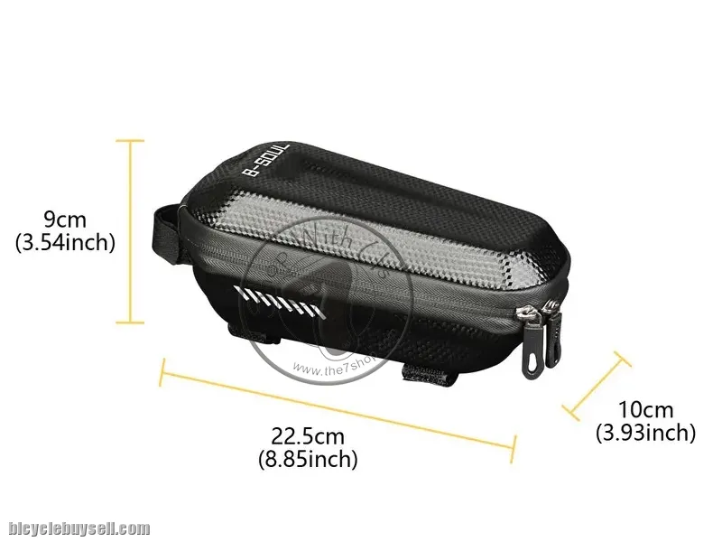 B-SOUL Hard Case Top Tube Pouch / Bag Basikal