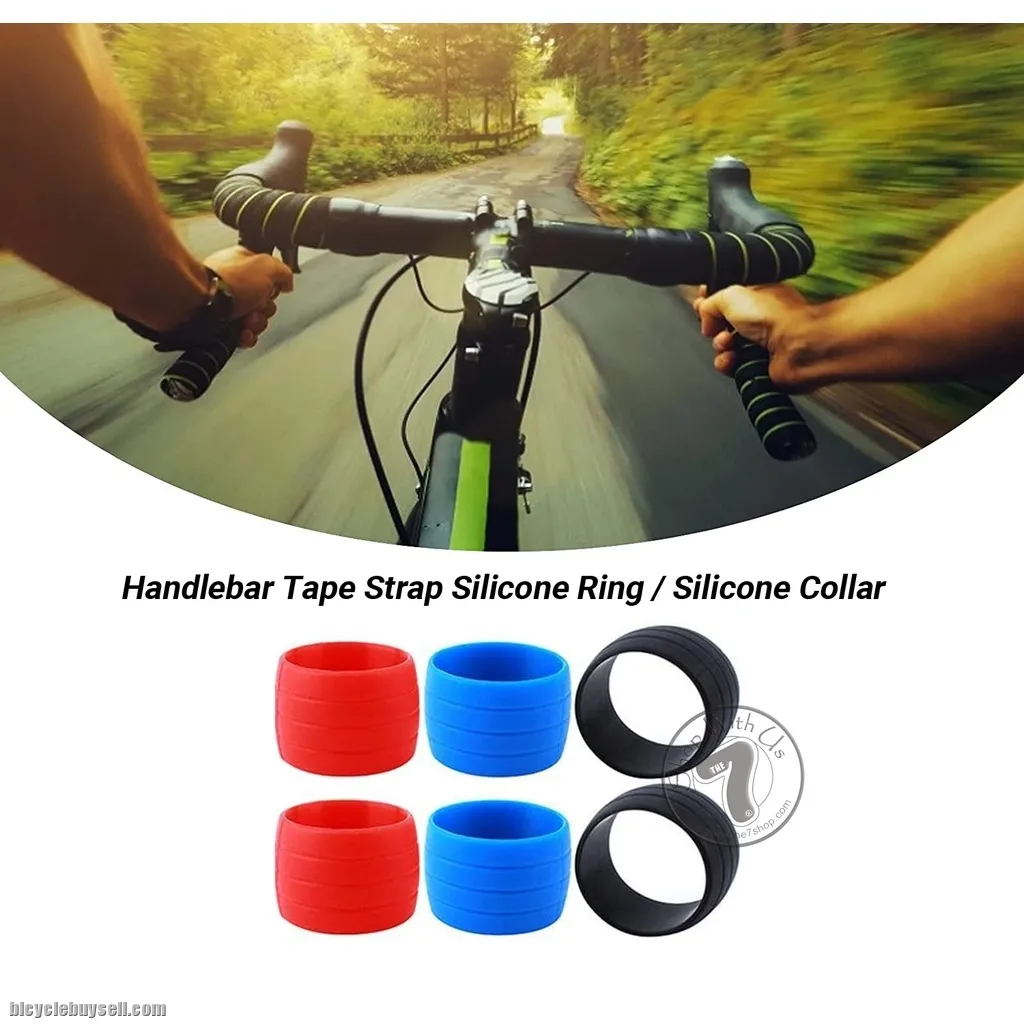 Handlebar Tape Strap Silicone Ring / Silicone Collar / Handlebar Silicone Plug
