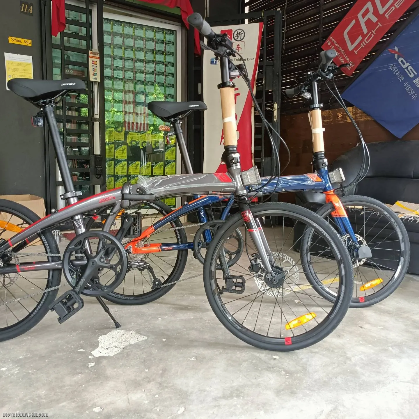 20" 451  crossmac Haagen 901  Shimano altus 1x9speed, altus shifter, altus rd
