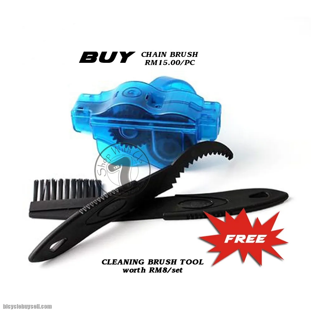 Bicycle Chain Cleaner / Chain Brush / Berus Rantai Basikal (FREE Cleaning Brush Tool)