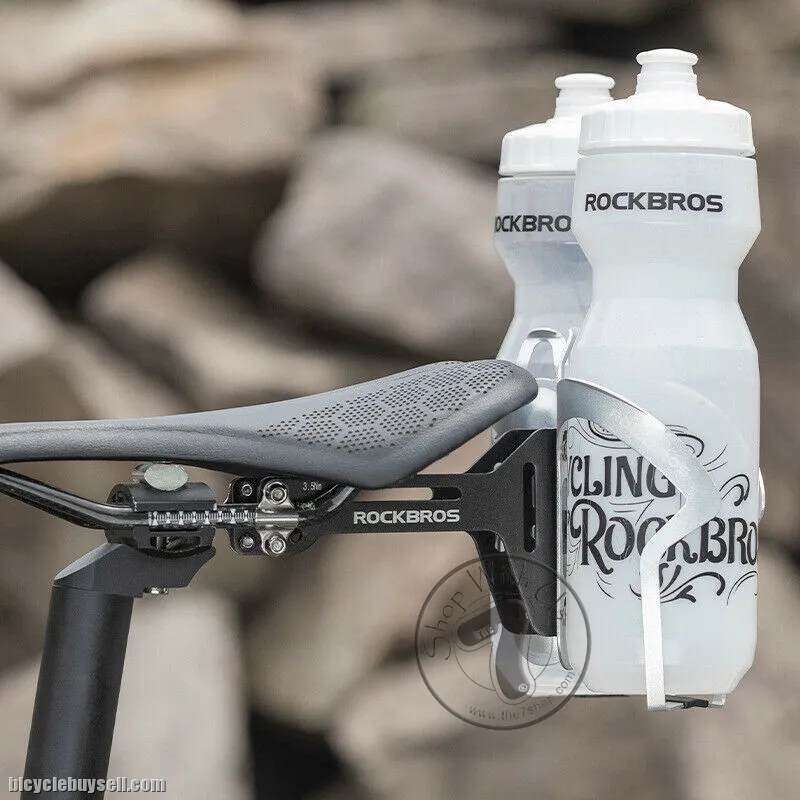 Bike Saddle Dual Cage Holder (FREE PC Cage) / Bottle Holder Cage Mount / Rear Bottle Mount System