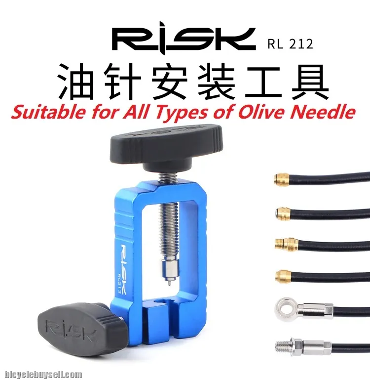 Bicycle Oil Needle Inserting Tool Olive and Insert Installer Hydraulic Maintenance Cycling Brake