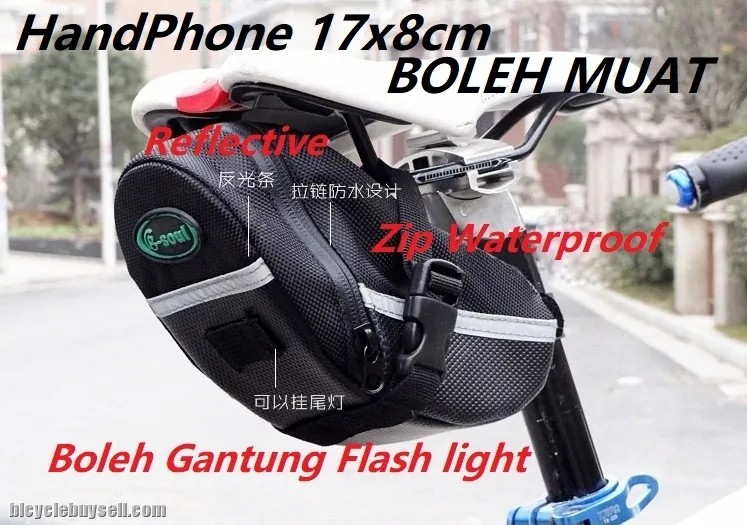 Cycling Bag Bicycle Bag B-SOUL Bike Bag Saddle Bag Bicycle Bag Waterproof Bag Basikal MTB RB Sports