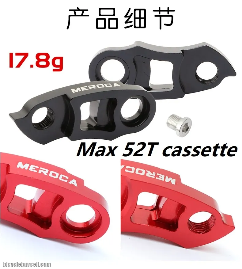Bicycle Goat Link Rear Derailler Hanger MEROCA CNC RD Hanger Cycling Extender Road Link MTB For 52T