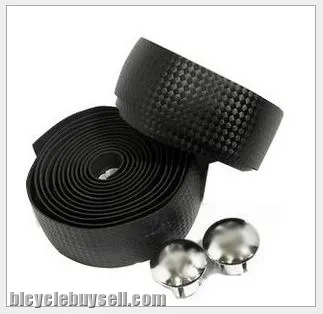 White Bar Tape Basikal Carbon Texture Anti-slip Road Bike Bicycle Soft PU EVA Cycling Basikal Tape