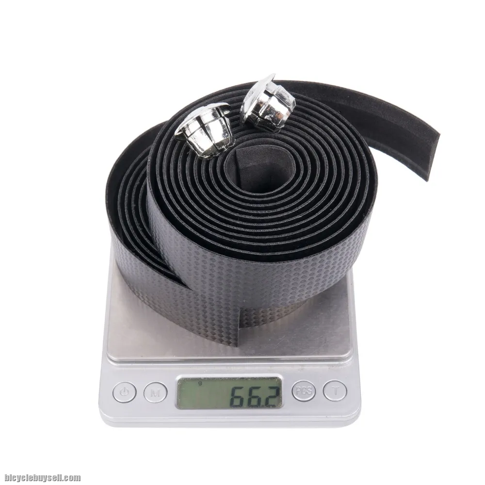 White Bar Tape Basikal Carbon Texture Anti-slip Road Bike Bicycle Soft PU EVA Cycling Basikal Tape