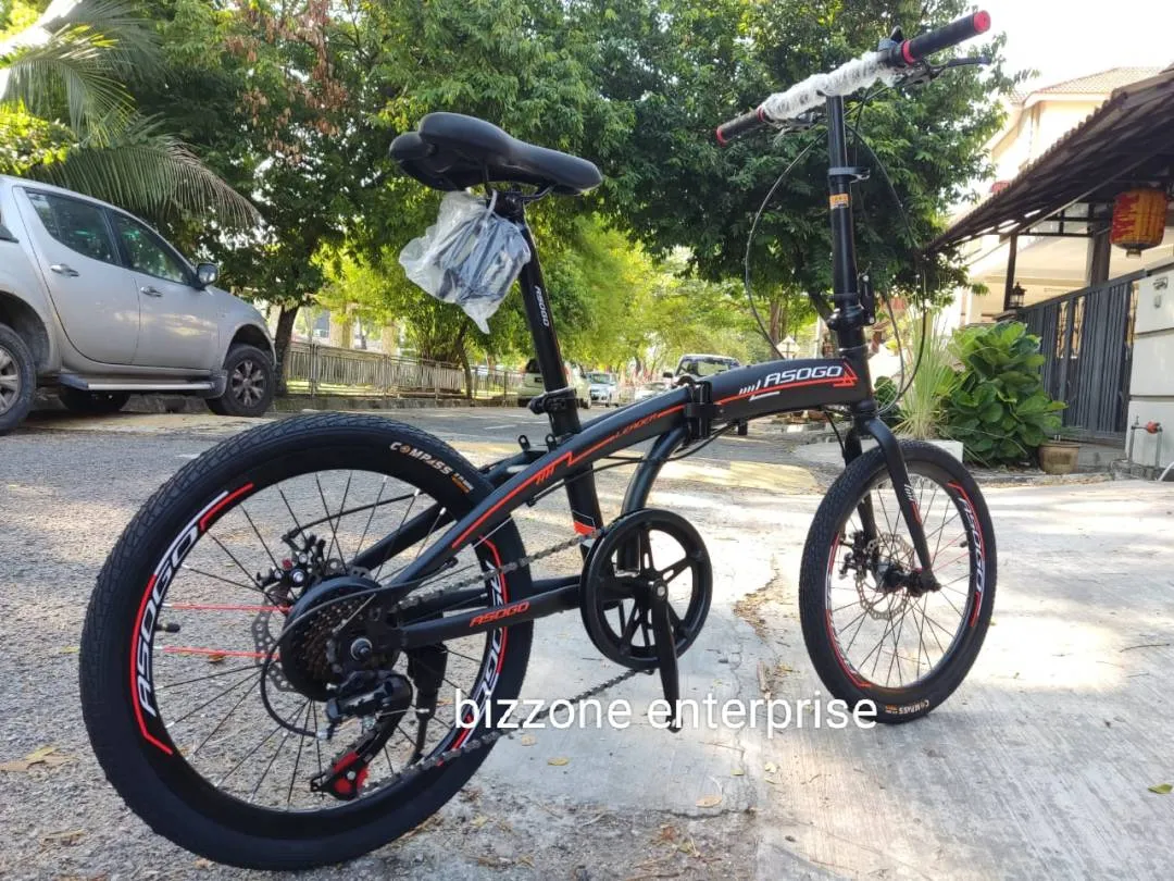 20â€ asogo leader folding bike basikal lipat