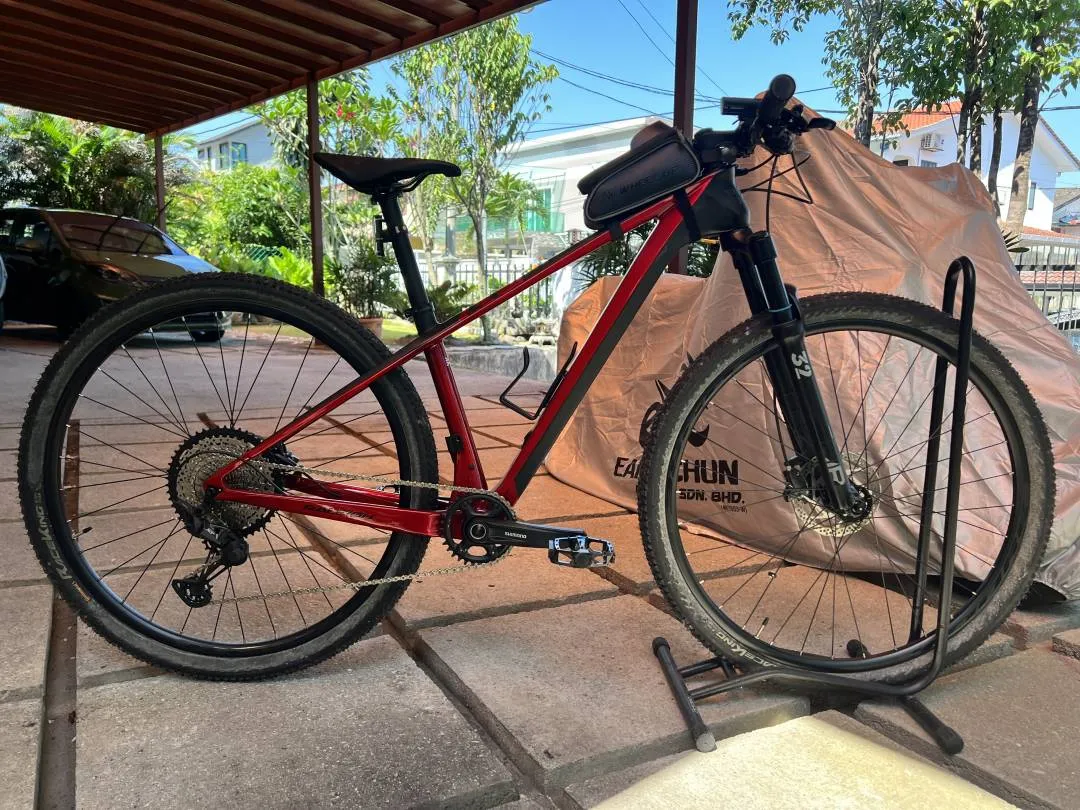 MTB 29â€ RALEIGH RACE CARBON BODY (LIGHTWEIGHT) SHIMANO DEORE XT 1X12 SPEED