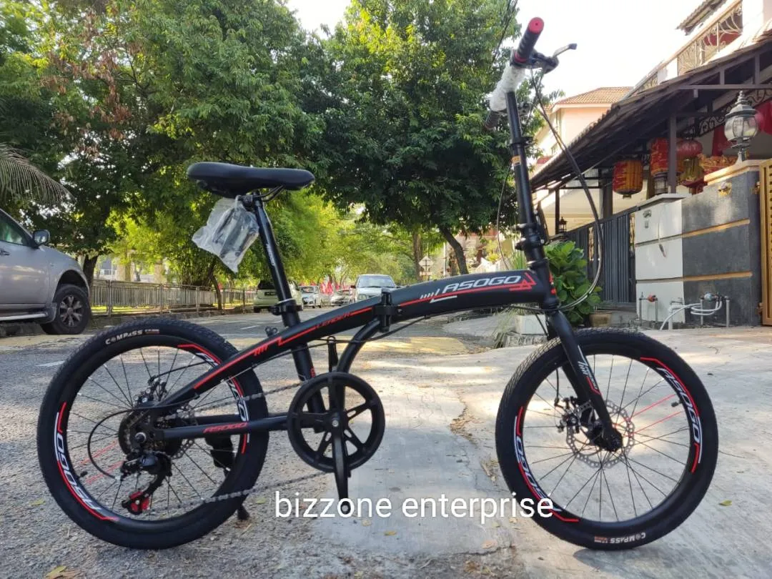 20â€ asogo leader folding bike basikal lipat