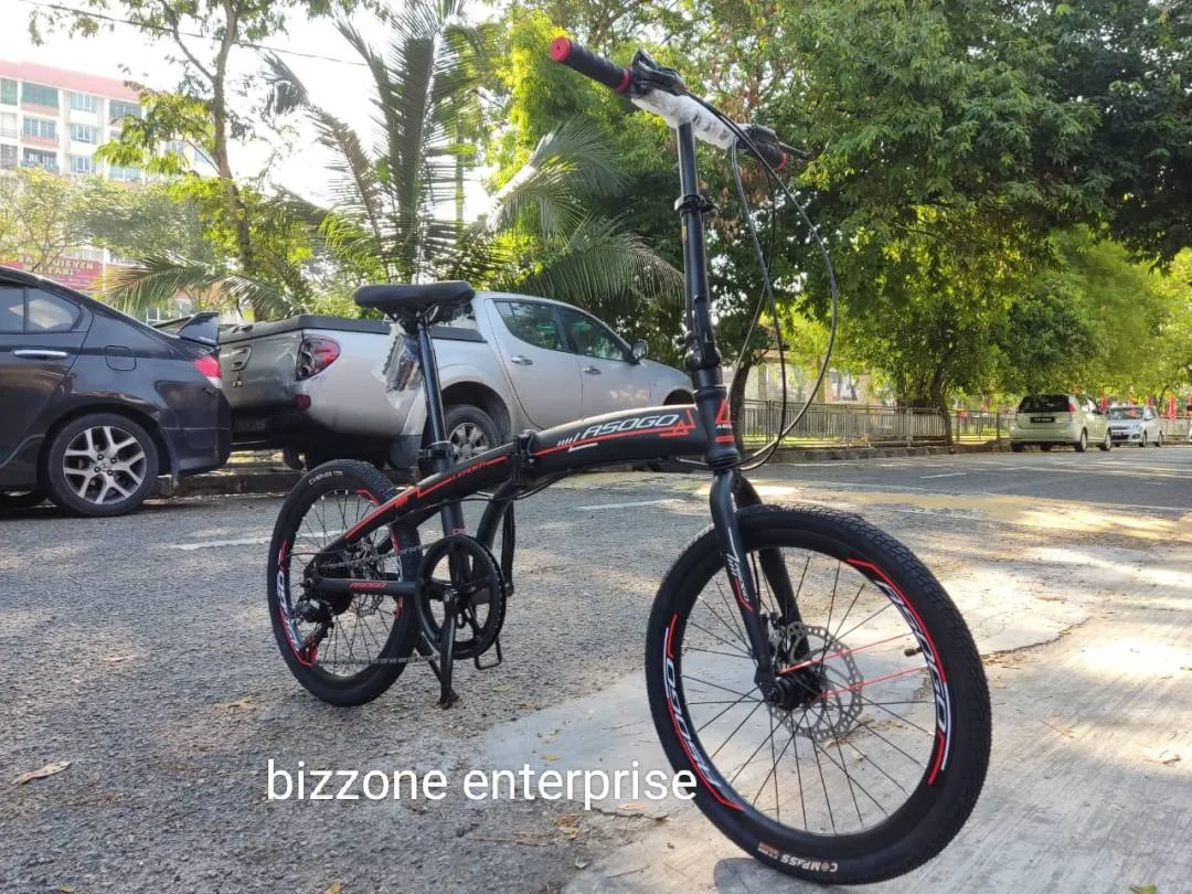 20â€ asogo leader folding bike basikal lipat