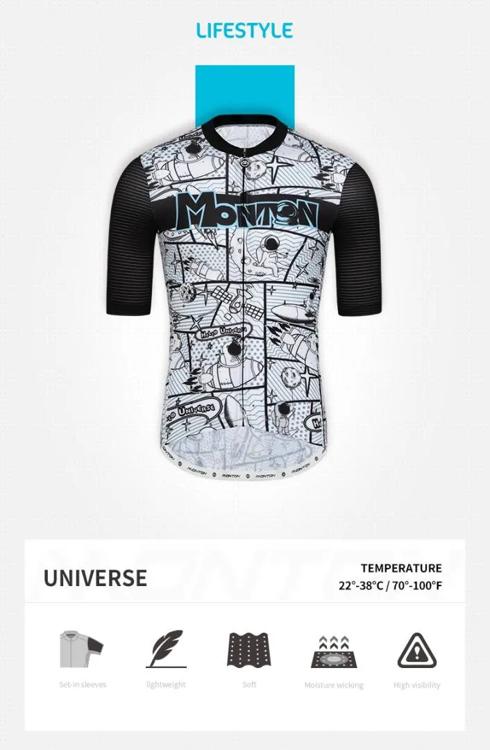 MONTON MENS SHORT SLEEVE CYCLING JERSEY LIFESTYLE UNIVERSE