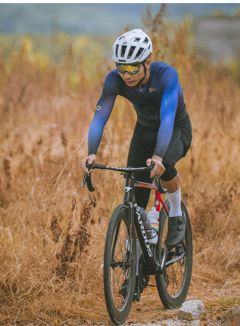 MONTON MENS CYCLING LONG SLEEVE JERSEY GALAXY