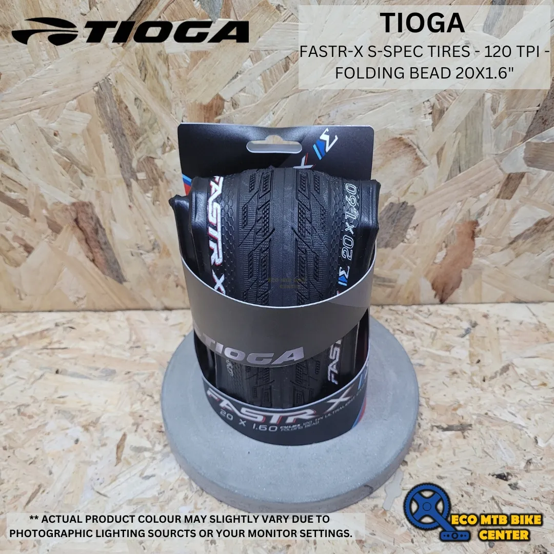 TIOGA TIRES FASTR-X S-SPEC TIRES - 120 TPI - FOLDING BEAD