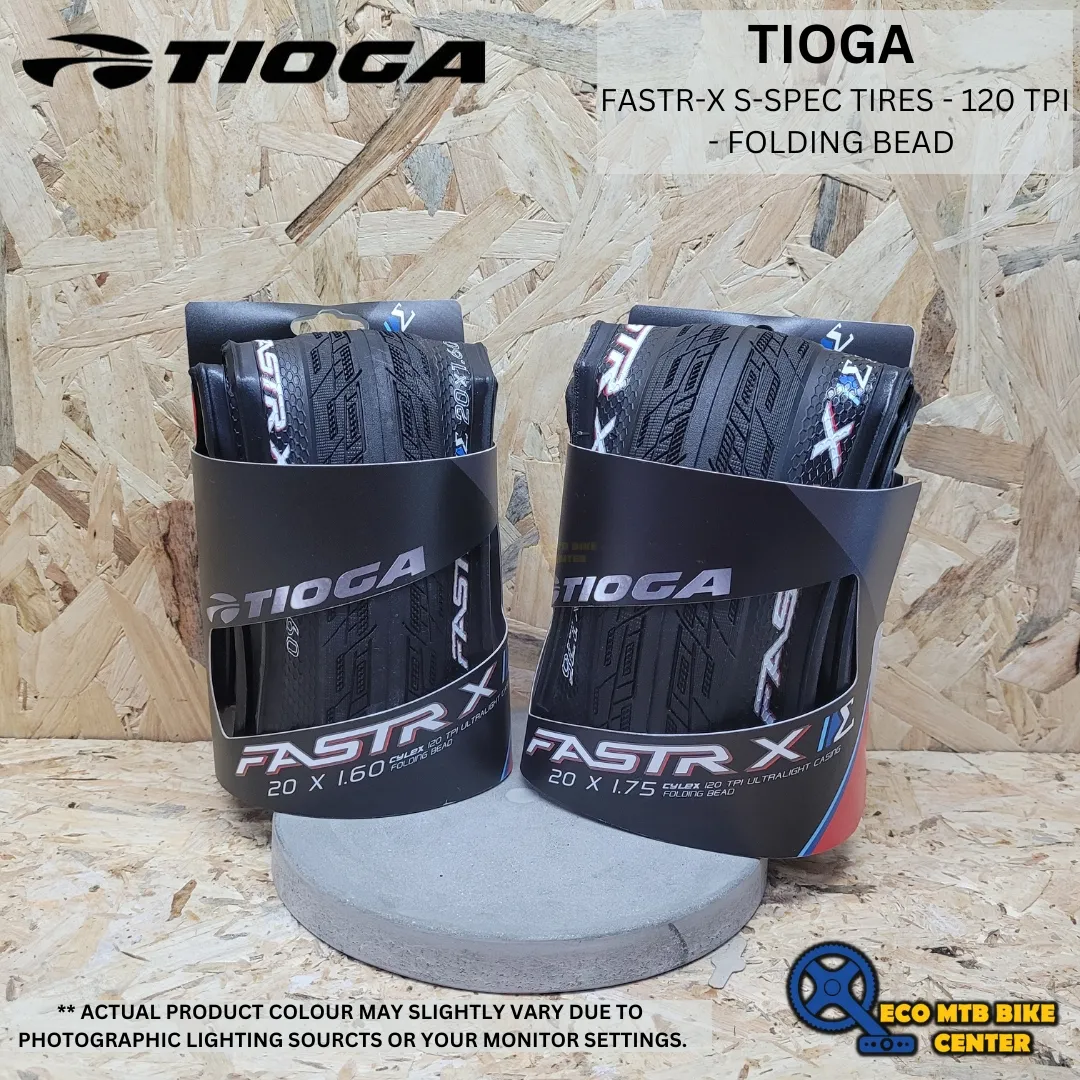 TIOGA TIRES FASTR-X S-SPEC TIRES - 120 TPI - FOLDING BEAD