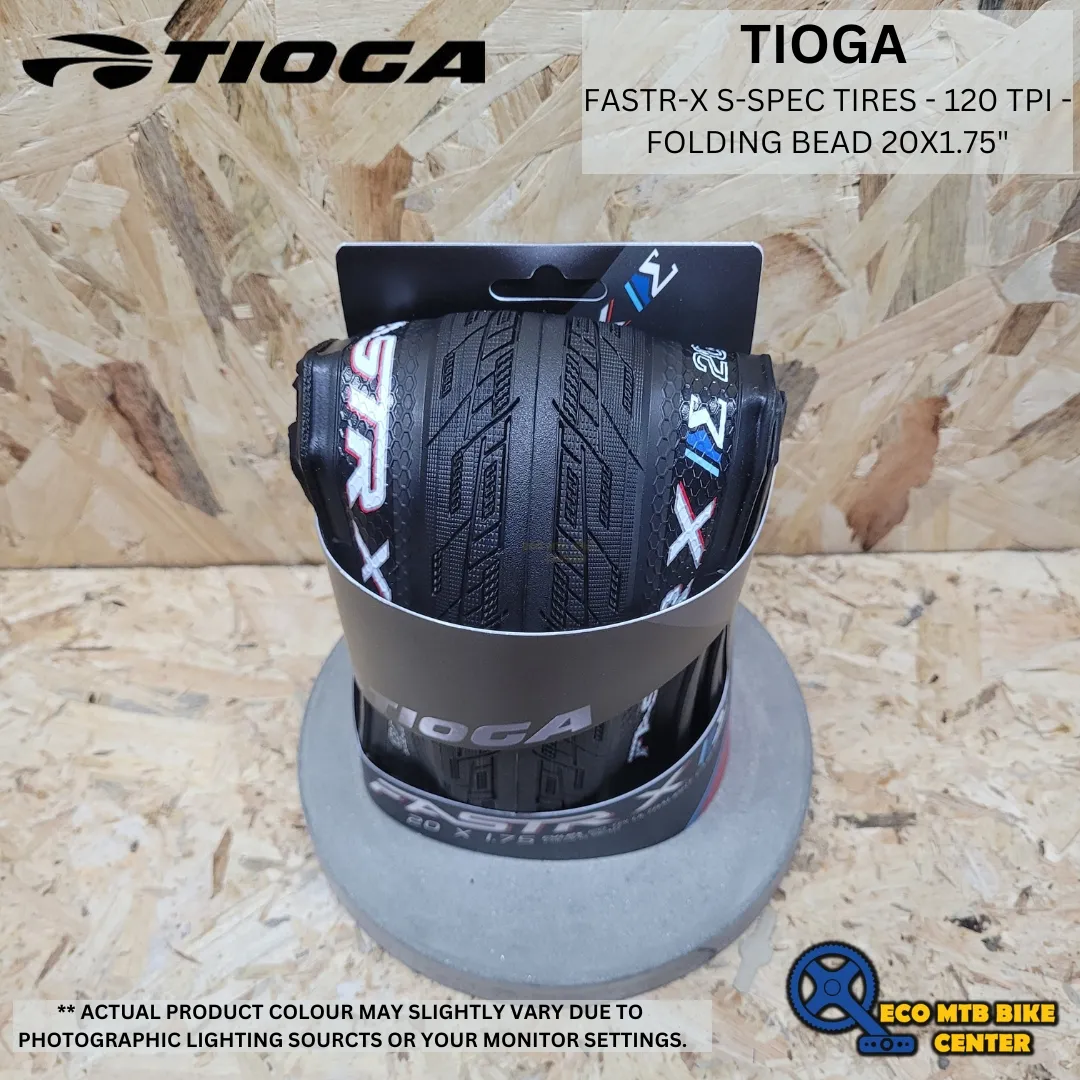 TIOGA TIRES FASTR-X S-SPEC TIRES - 120 TPI - FOLDING BEAD
