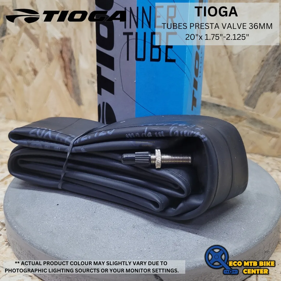 TIOGA TUBES PRESTA VALVE 36MM 20"x 1.75"-2.125"