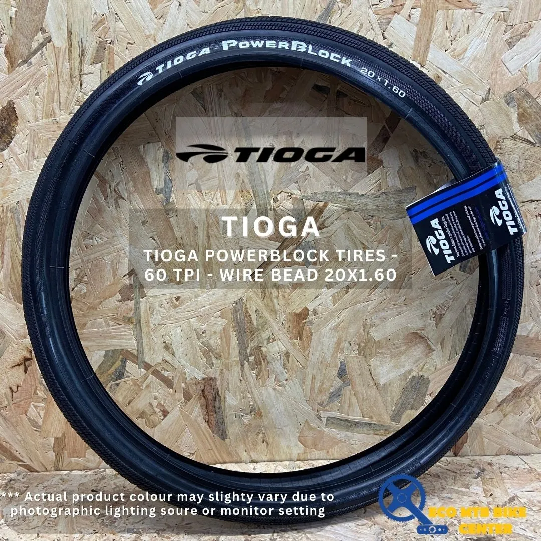 TIOGA POWERBLOCK TIRES - 60 TPI - WIRE BEAD