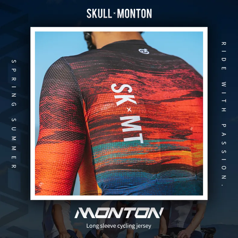 MONTON WOMENS LONG SLEEVE JERSEY SUNSET