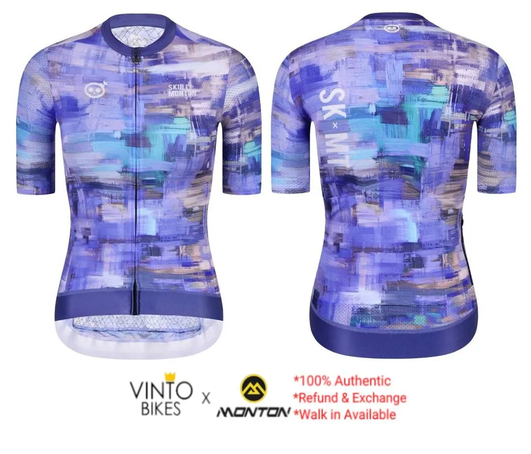 MONTON WOMEN  CYCLING JERSEY URABN OILPAINT
