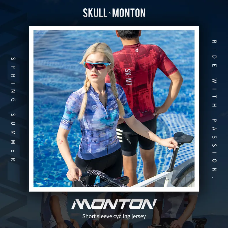 MONTON WOMEN  CYCLING JERSEY URABN OILPAINT