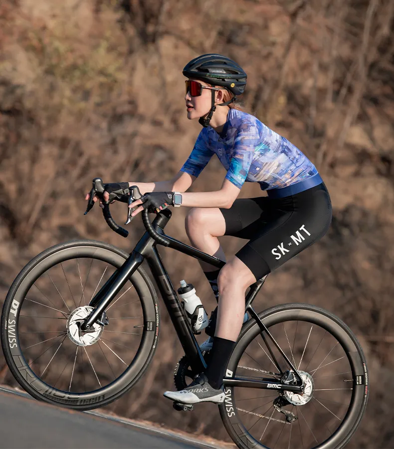 MONTON WOMEN  CYCLING JERSEY URABN OILPAINT
