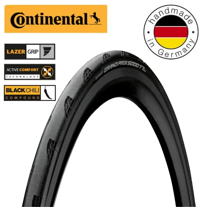 Continental Grand Prix 5000 TT TR STR- Folding Tire - 25-622 25c 28c