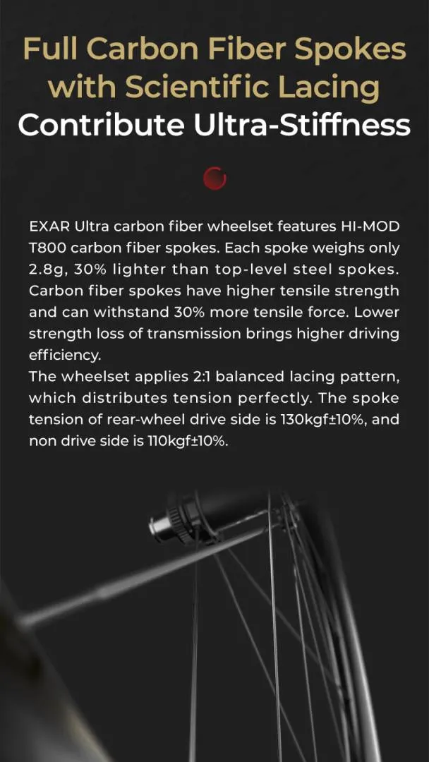 Magene EXAR ultra super light 1290g rachet 40/45mm 50/58mm Disc Brake
