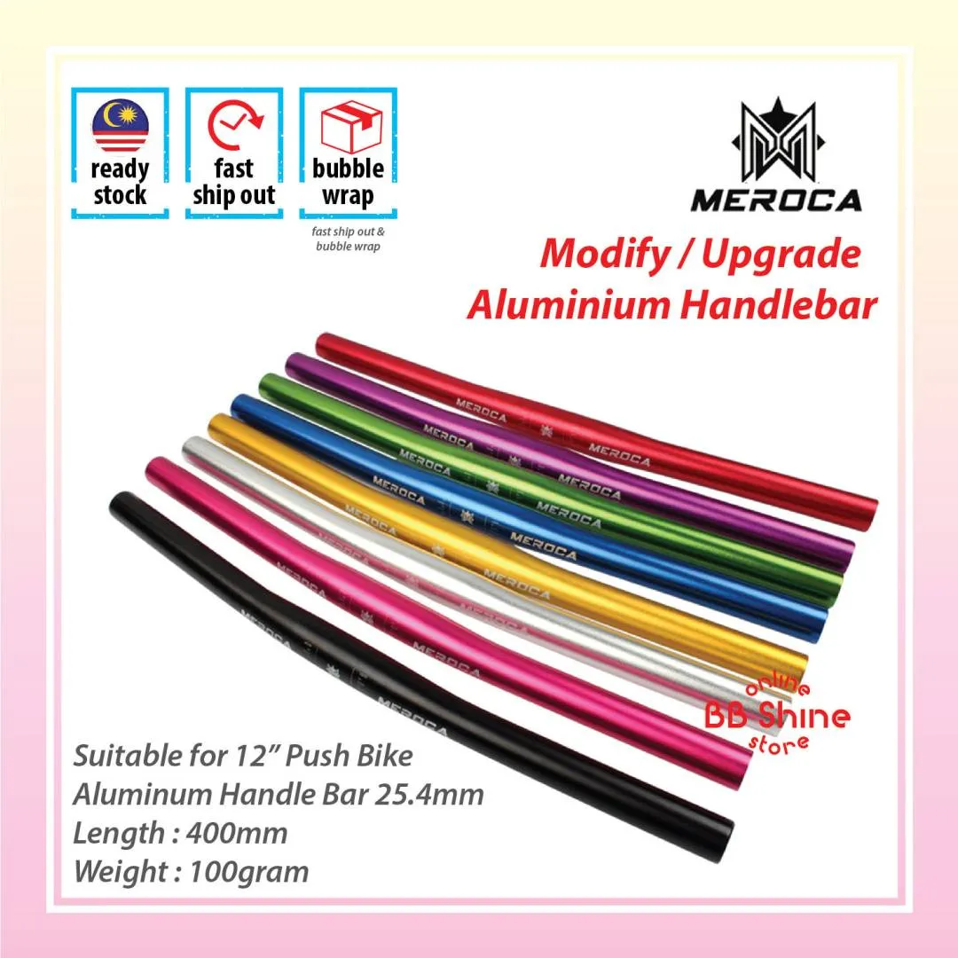 Meroca 12" Push Bike Handle Bar Upgrade Modify Accessories Combo Set