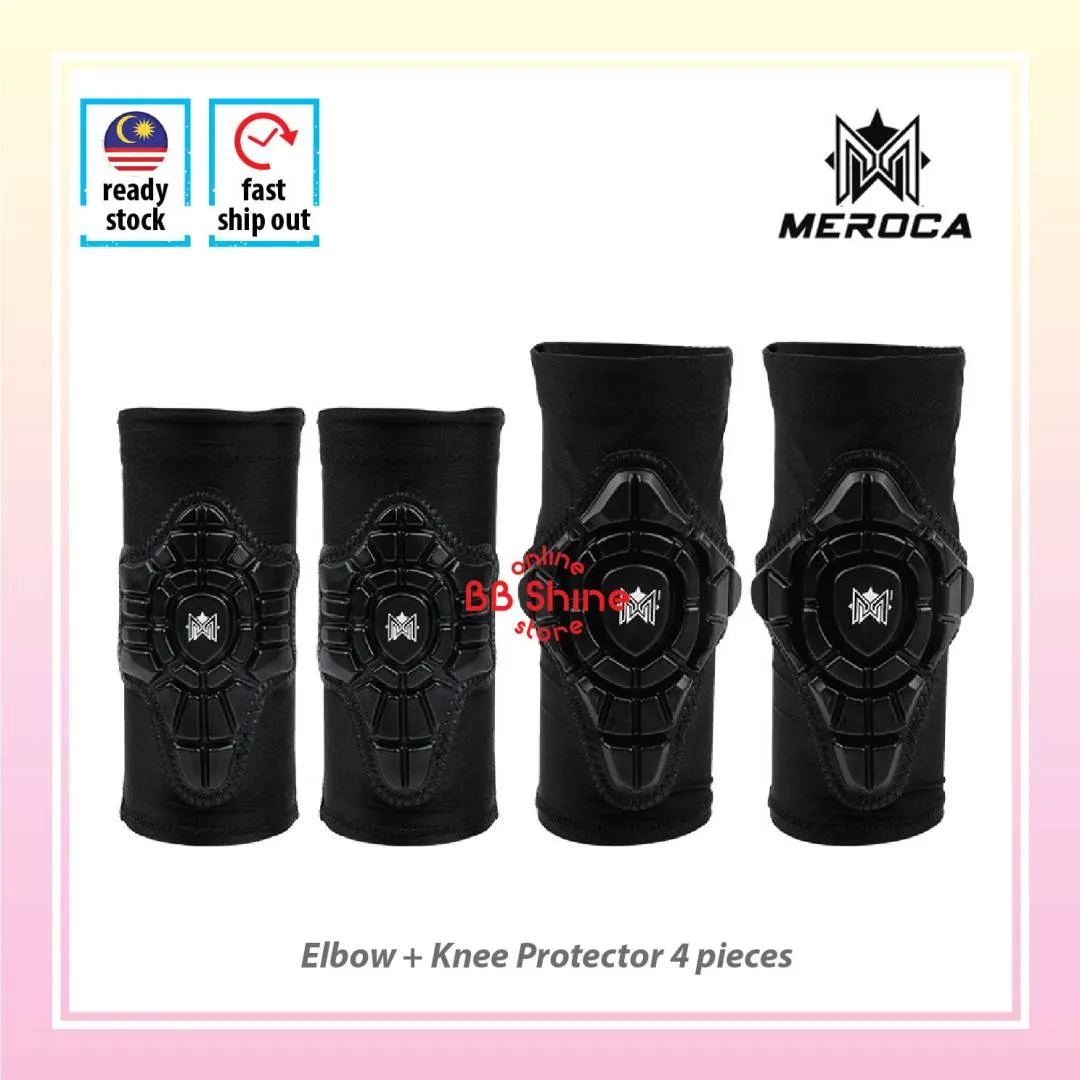 MEROCA Kids Balance Bike Protector Gear Set Soft Knee Pads Elbow Pads Bicycle Skateboard Wheels Slip