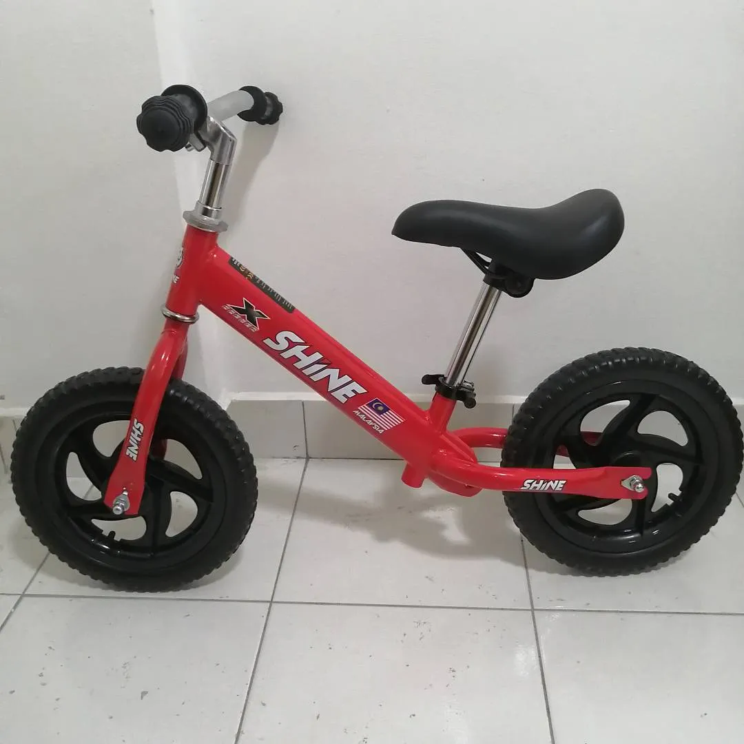 Shine 12" Push Bike / Balance Bike / No Pedal Bike (Metal Frame)