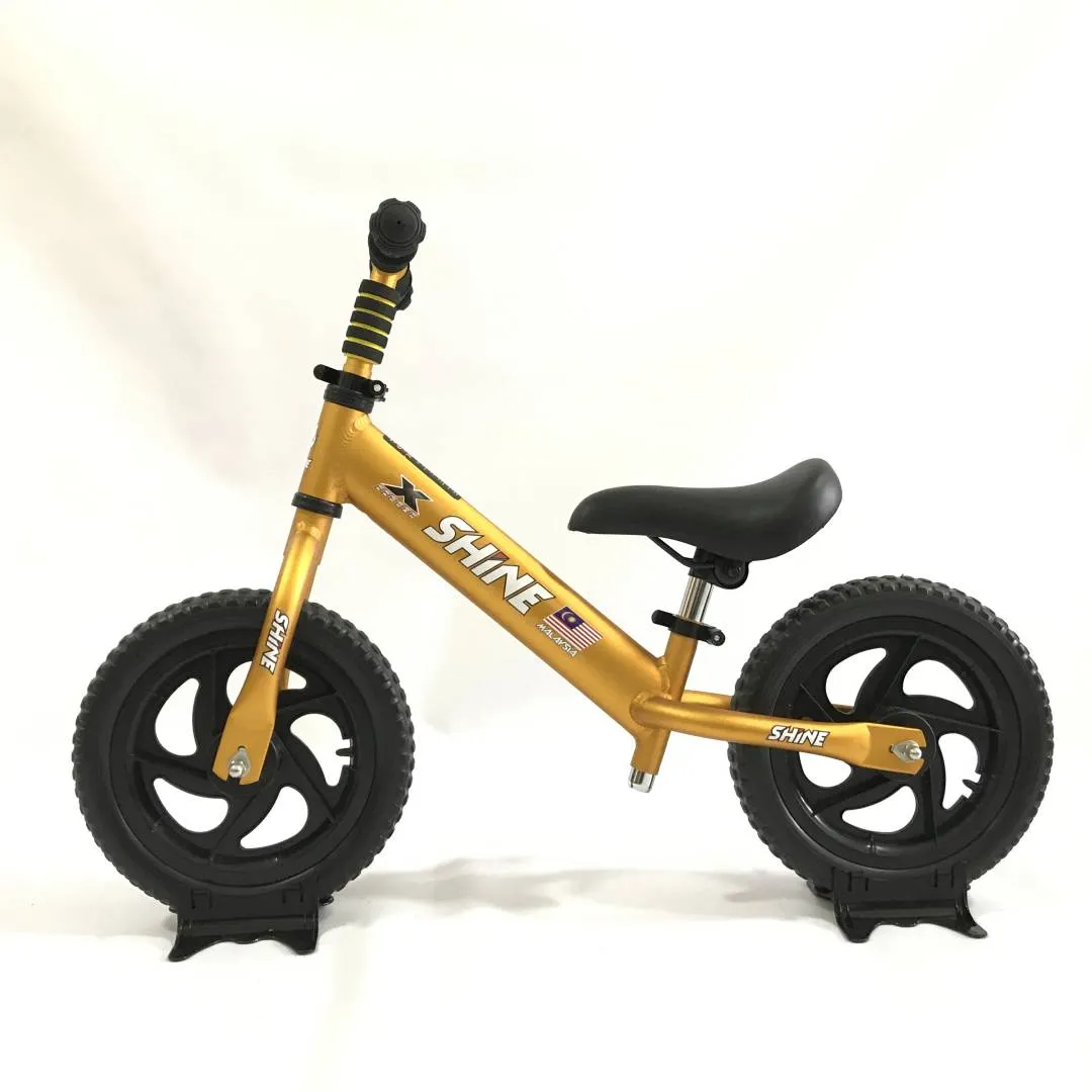 Shine 12" Push Bike / Balance Bike Aluminium Frame Lighweight