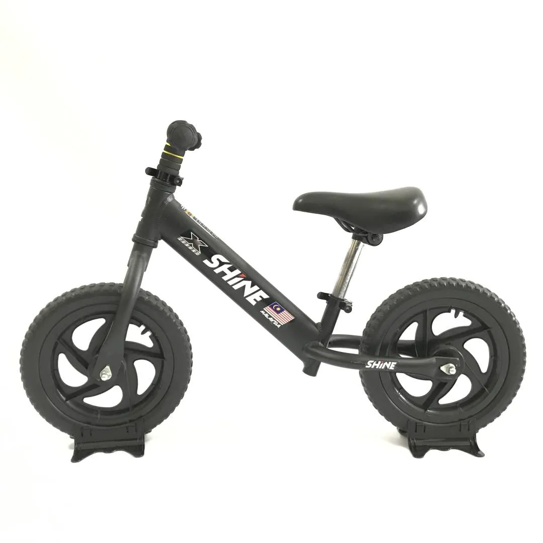Shine 12" Push Bike / Balance Bike Aluminium Frame Lighweight