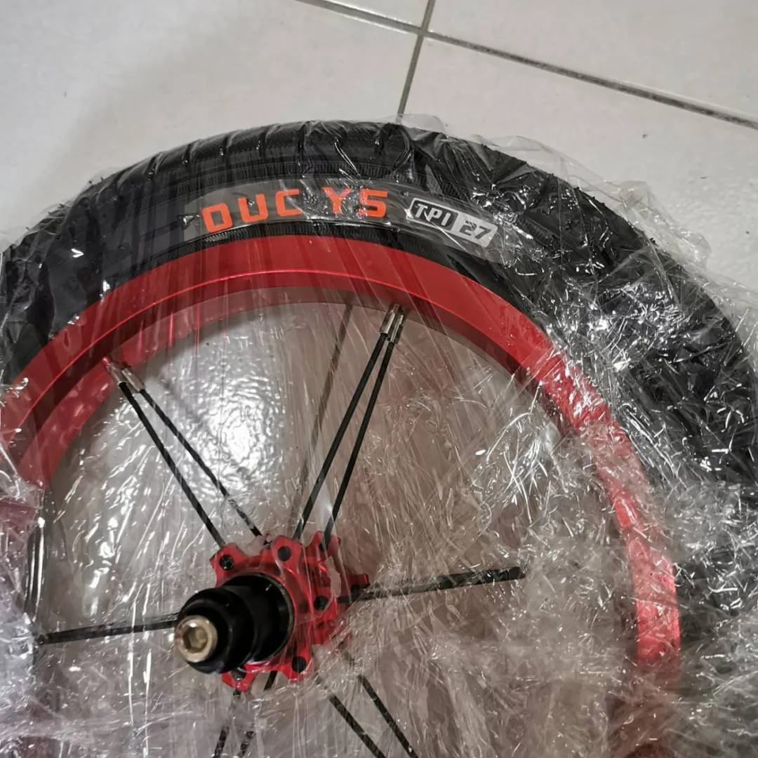 12" Aluminium Alloy Rim Inflatable Tube Tyre