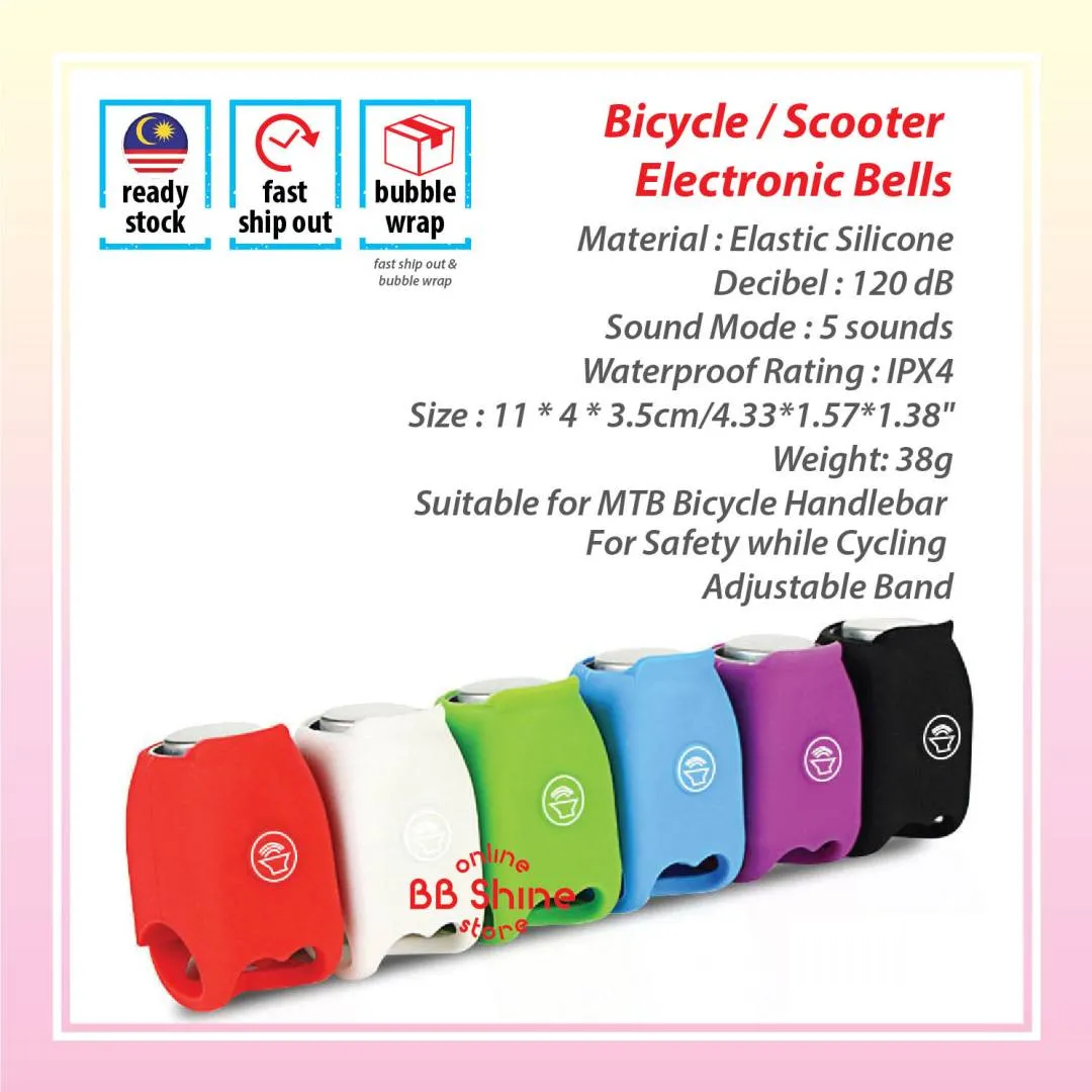 Electric Cycling Bells 120 dB Horn Rainproof MTB Bicycle Handlebar Bell Gadgets