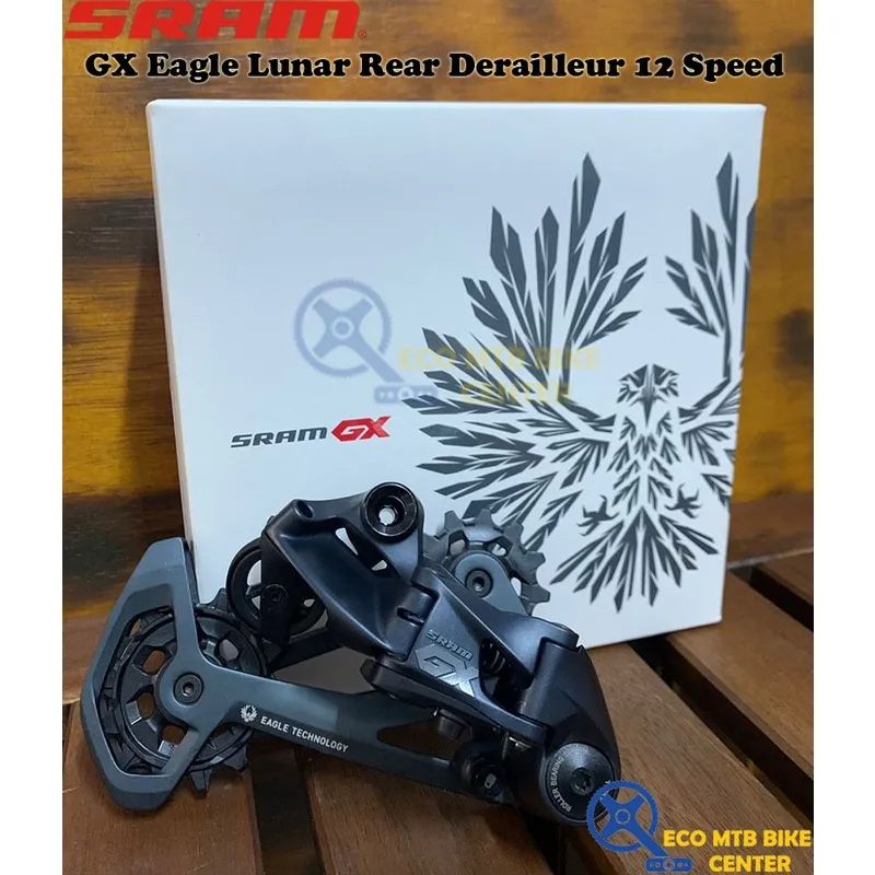 SRAM SHIFTER GX EAGLE TRIGGER 12SPD RR W DISSCRETE CLAMP LUNAR + SRAM GX Eagle Lunar Rear Derailleur