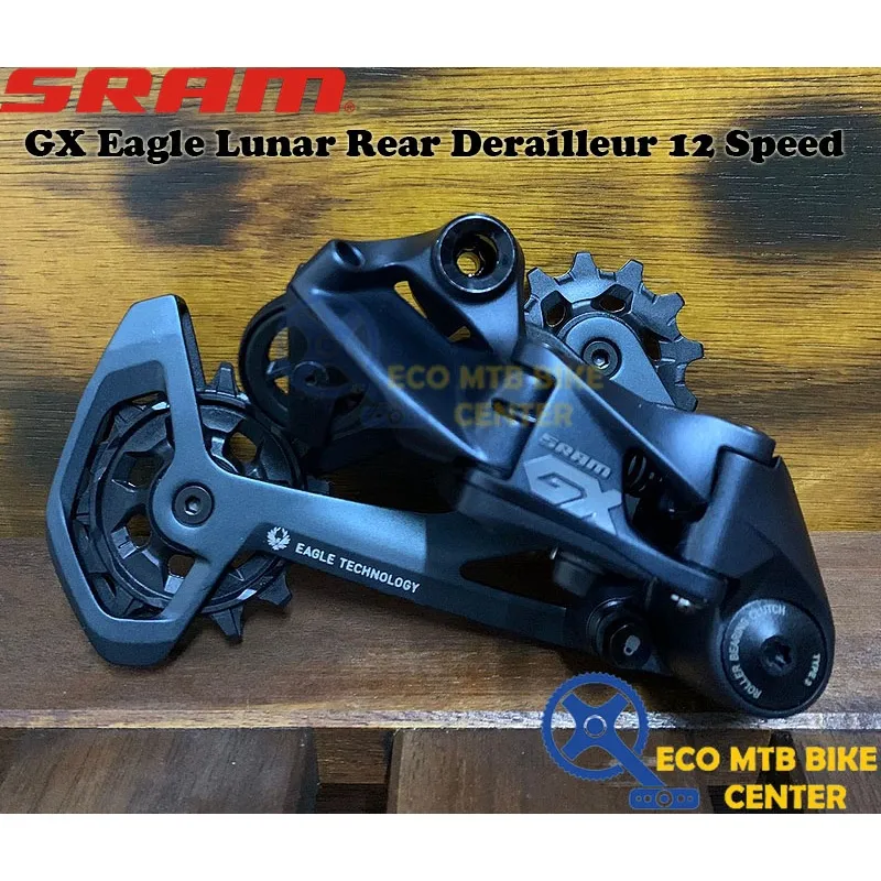 SRAM SHIFTER GX EAGLE TRIGGER 12SPD RR W DISSCRETE CLAMP LUNAR + SRAM GX Eagle Lunar Rear Derailleur