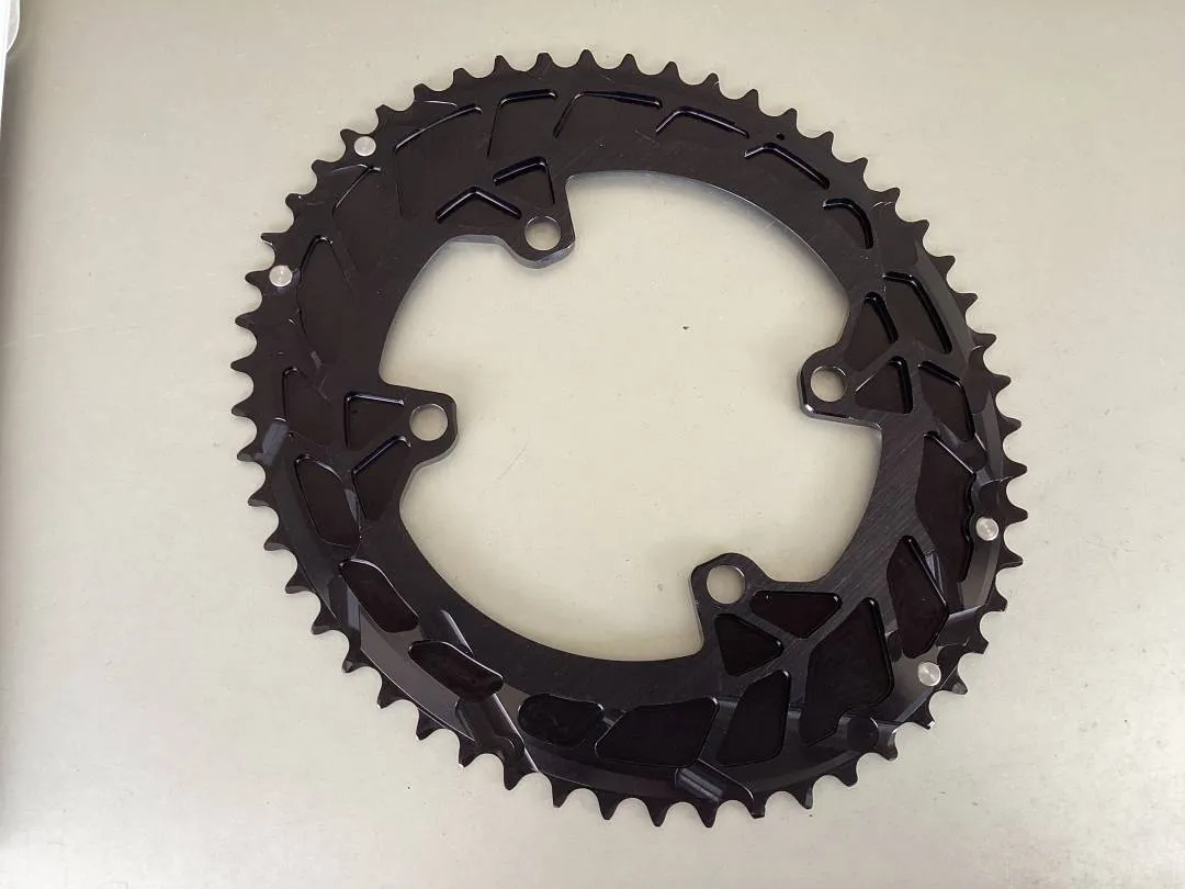Rotor ALDHU Outer Q-Ring 11/12s 53T For Shimano 110x4Arm @ free pos