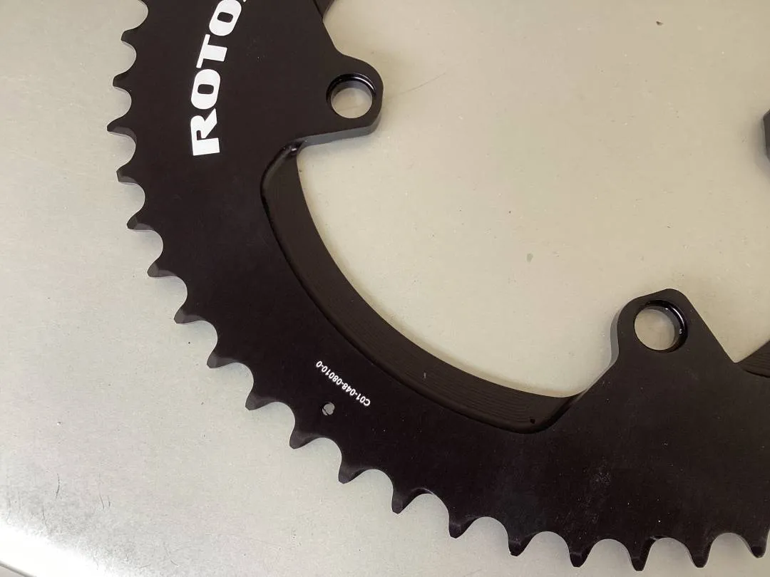 Rotor ALDHU Outer Q-Ring 11/12s 53T For Shimano 110x4Arm @ free pos