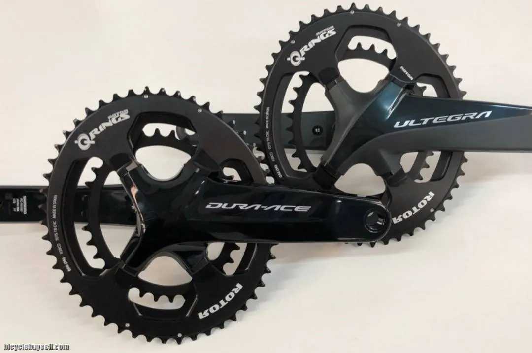 Rotor ALDHU Outer Q-Ring 11/12s 53T For Shimano 110x4Arm @ free pos