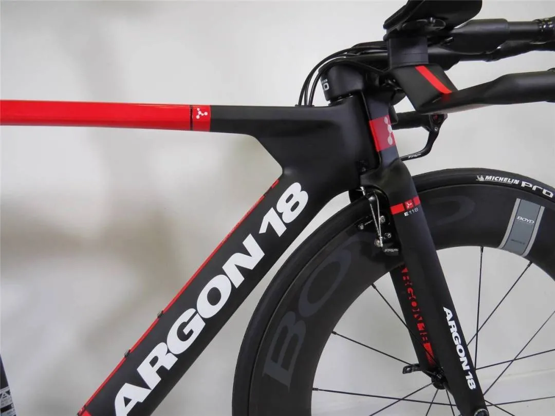 2014 Argon 18 E-118 TT Tri Carbon Bicycle Shimano Medium